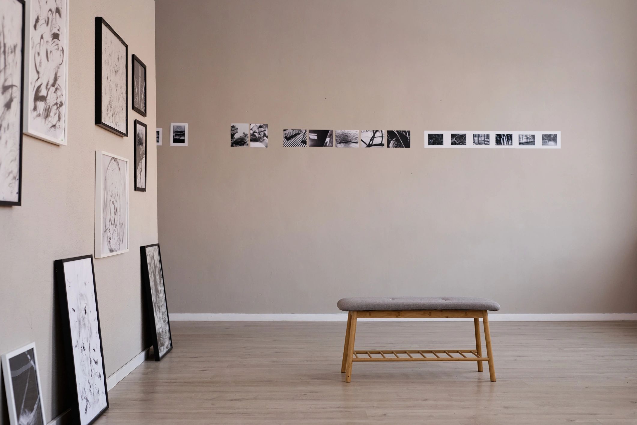 Minimal gallery display suggesting exhibition context